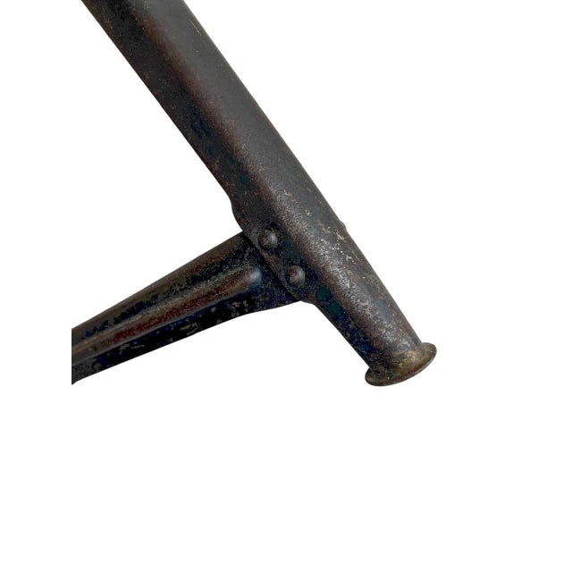 Industrial Factory Workshop Stool from Rowac, 1920s For Sale - Image 9 of 14