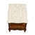 Late 20th Century Hammary Furniture Solid Cherry Country French 20" Accent End Table W. White Granite Top For Sale - Image 5 of 12