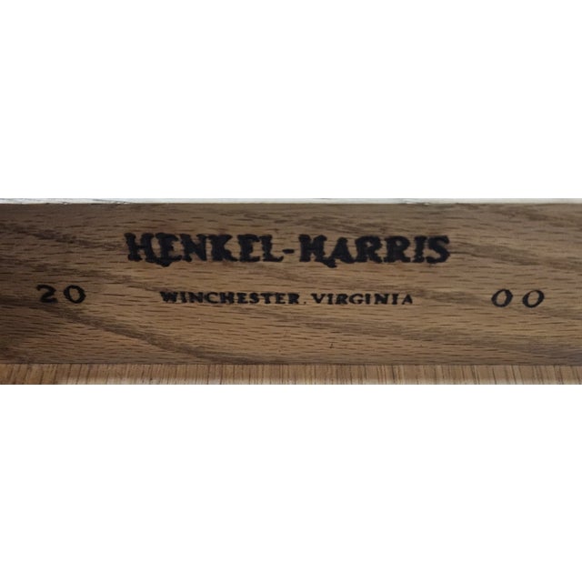 Pair Henkel Harris Chippendale Style Mahogany Claw & Ball Side Tables End Table For Sale - Image 13 of 14