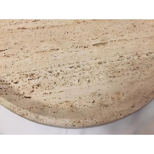 Oversized Travertine Centerpiece Attributed to Fratelli Mannelli For Sale In Chicago - Image 6 of 12