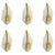 Murano Glass Wall Light by Gaetano Sciolari, Italy 1970s, Set of 6 For Sale - Image 12 of 12