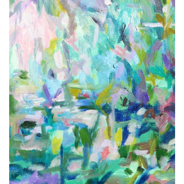 Contemporary "Monet's Lily Pond, Giverny, France" For Sale - Image 3 of 6