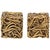 Vintage Signed Yascal French Bronze Twisted Square Cube Sculptures Pair Of For Sale