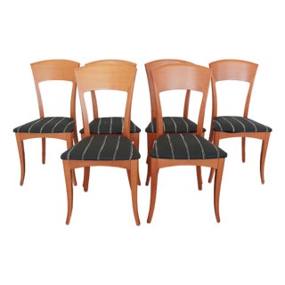 Vintage A. Sibau Italian Modern Dining Chairs (Set of 6) For Sale