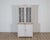 Swedish Late 19th Century Painted Bookcase with Glass Doors For Sale In Atlanta - Image 6 of 8