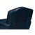 Blue Leather Club Chair For Sale In Raleigh - Image 6 of 10