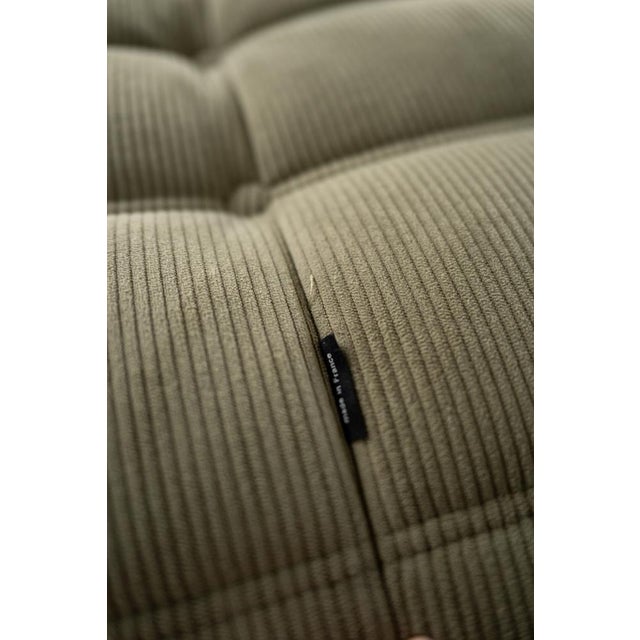 Togo Lounge Chair and Sand Corduroy by Michel Ducaroy for Ligne Roset, 1973, Set of 2 For Sale - Image 16 of 18