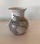Vintage Round Mid-Century Modern Glazed Ceramic Decorative Vase For Sale - Image 4 of 8