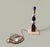 1930s Vintage Table Lamp in Metal and Marble by Jacques Adnet, 1930s For Sale - Image 5 of 17