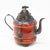 Vintage Chinese Carnelian and Enamel With Bronze Filigree Teapot For Sale - Image 9 of 13