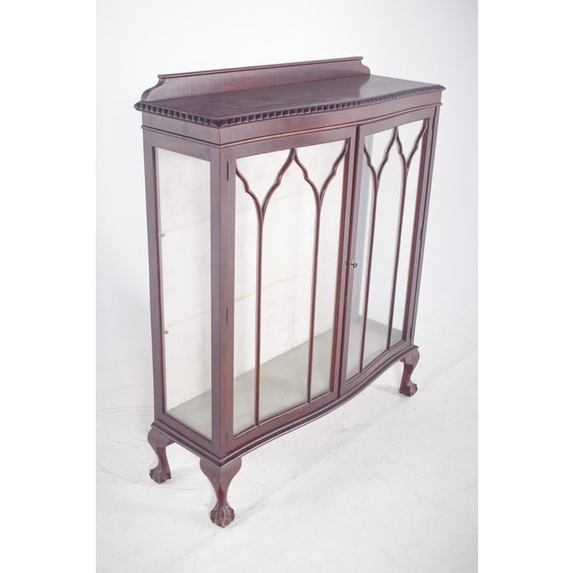 Portuguese Front Display Cabinet, 1890s For Sale - Image 3 of 10