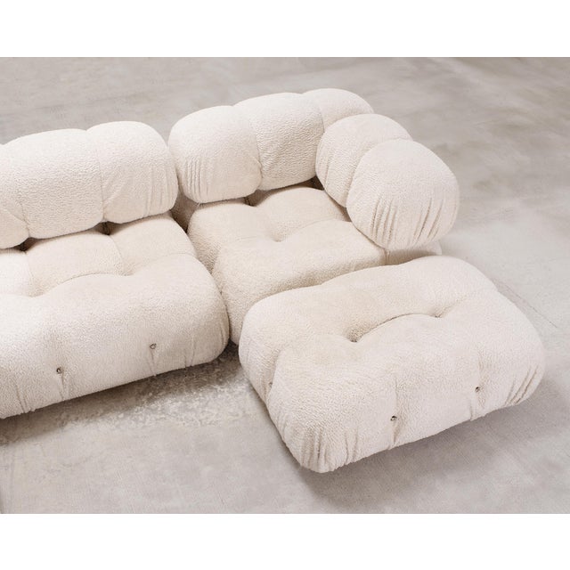 Mario Bellini "Camaleonda" Boucle Sofa by B&b Italia Set of 5 For Sale - Image 12 of 18