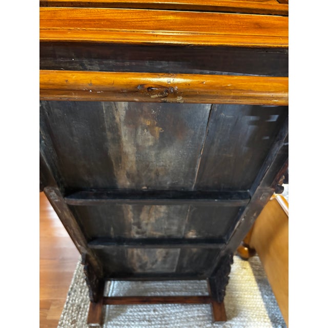 Mid 19th Century 19th Century Carved Elmwood Altar Table For Sale - Image 5 of 8