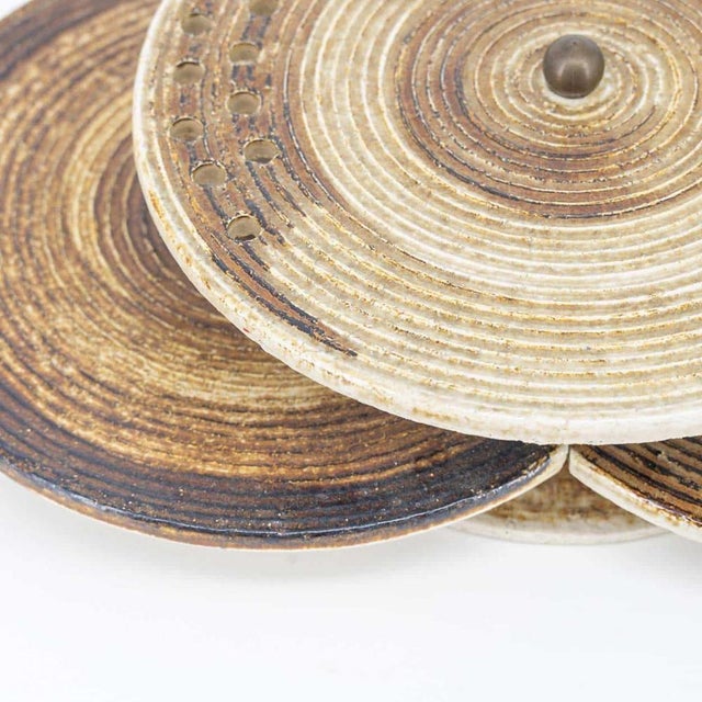 Ceramic Stoneware Wall Light from Axella, Denmark, 1970s For Sale - Image 11 of 15