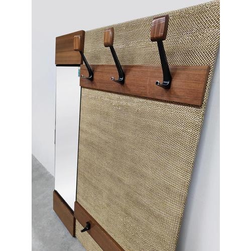 1960s Vintage Wall Coat Rack, 1960s For Sale - Image 5 of 7