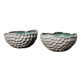 Vintage Ceramic Bowls, 2010s, Set of 2 For Sale