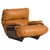 Marsala' Cognac Leather Lounge Chair by Michel Ducaroy for Ligne Roset, 1970s For Sale