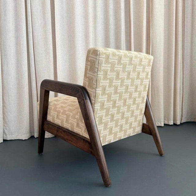 Wood 1950s Mid-Century Modern Thonet Armchair Attributed to Russel Wright For Sale - Image 7 of 13
