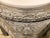 Gray Painted Swedish Stool With New Marble Top 19th Century Beechwood For Sale - Image 12 of 13