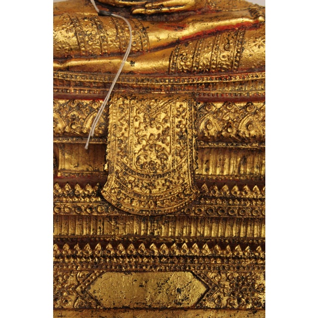 Metal 16th Century Thai Bronze Buddha For Sale - Image 7 of 10