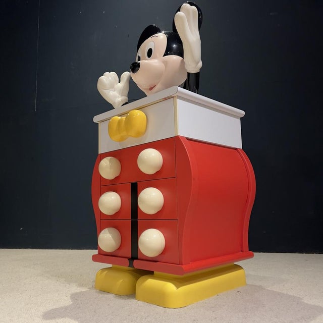 Mickey Mouse Disney Chest of Drawers by Pierre Colleu, 1980s For Sale - Image 10 of 18