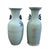 Chinese Late 19th Century Chinese Celadon-Ground Blue & White Porcelain Vases – Pair For Sale - Image 3 of 9