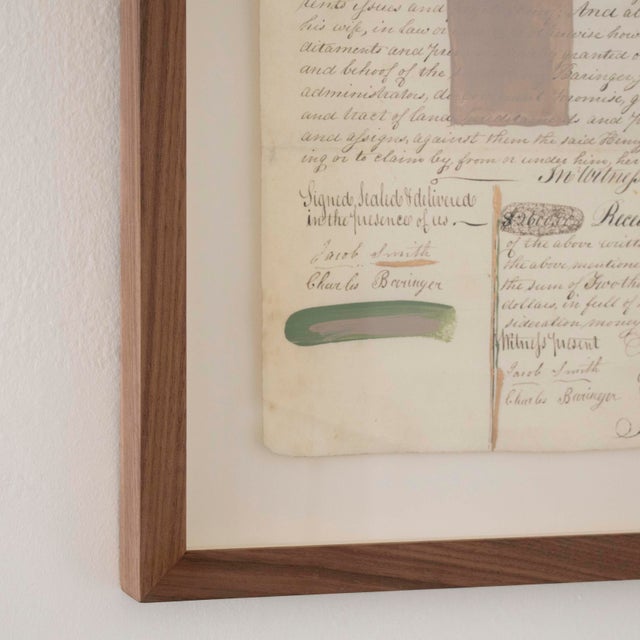 Wood Journey Original Painting by Afsoon Thayer, Framed For Sale - Image 7 of 9