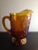 1950s 1970 Indiana Glass Marigold Carnival Glass Grape Pattern Large Pitcher For Sale - Image 5 of 8