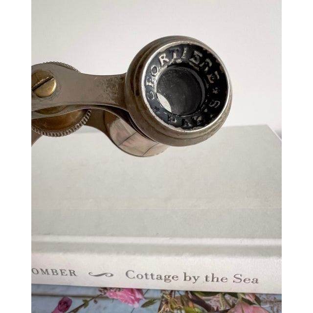 Early 20th Century French Sportiere Mother-of-Pearl Opera Glasses, Paris For Sale - Image 10 of 11