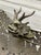 Chinese Antique Chinese 19th Century Votive Pole Arm Fan Shape Temple Standard For Sale - Image 3 of 12