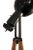 Vintage Industrial Black Enamel Spotlight on Wooden Tripod For Sale - Image 4 of 7