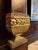 Italian Empire Mahogany and Parcel Gilt Console with Mirror and Carrara Marble Top For Sale - Image 4 of 18