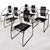 Alias Quinta Armchairs in Metal by Mario Botta for Alias, 1985, Set of 6 For Sale - Image 4 of 18