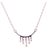 14 Karat White Gold Fancy Necklace With Diamonds For Sale - Image 10 of 12