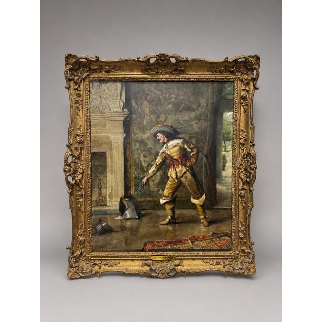 Victorian John Evans Eccles (British, 19th Century) "The Disappointed Lover" C. 1884 For Sale - Image 3 of 14