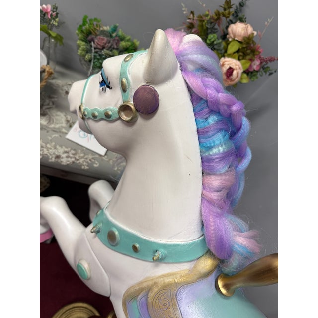 My Little Pony-Inspired Carousel Horse For Sale - Image 4 of 13