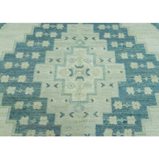Turkish Oushak Antique Look Rug 9'6" x 13' #20082 For Sale - Image 4 of 8