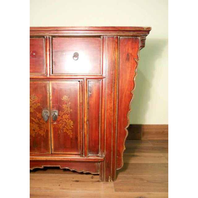 Asian Early 19th Century Antique Chinese "Butterfly" Cabinet For Sale - Image 3 of 12