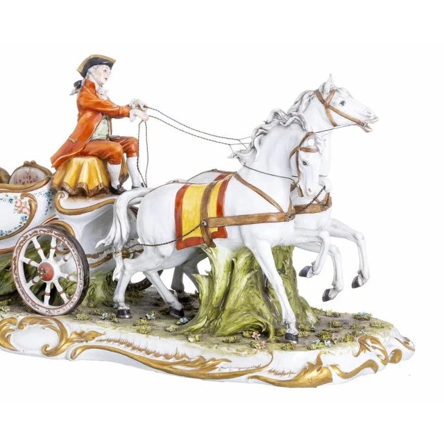 Tiche, Sculpture Group, 20th Century, Porcelain For Sale - Image 3 of 6