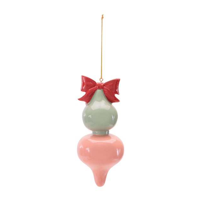 2020s Resin Finial Ornaments (Set of 4) For Sale - Image 5 of 7