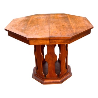 Mid 20th Century Walter Wabash Probber Style Octagonal Center Table For Sale