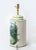 Antique White Vintage English Exported Tea Caddy Hand-Painted Rural Landscape With Pagoda Table Lamp For Sale - Image 8 of 12