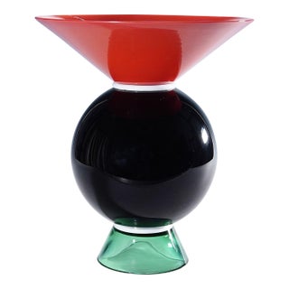 Vase Yemen by Ettore Sottsass for Venini Murano Ca. 1994 For Sale
