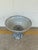 Stylish Currey & Co Ming Offering Pedestal Bowl. Blue decorative design. Original Retail $740. Showroom floor sample.