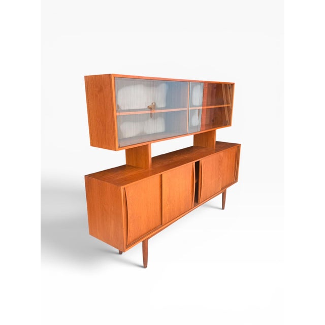 Vintage Danish Modern Teak Modular Display Cabinet / Credenza – STM-36 – Made in Denmark For Sale - Image 4 of 12