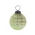 Contemporary Ribbed Mercury Glass Ball Ornament (Set of 6) For Sale - Image 3 of 4