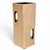 Late 20th Century Japanese Modern Blush Pink Sculptural Ceramic Vase 8" For Sale - Image 5 of 11