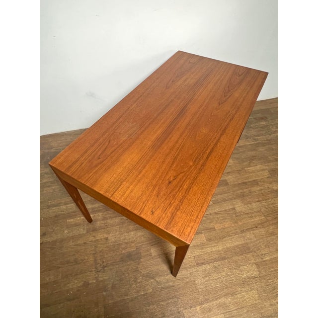 Haslev C. 1950s Severin Hansen Model 36 Teak Desk for Haslev, Denmark For Sale - Image 4 of 9