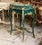 French Green Accent Table With Bronze Ormolu Mounts & Hand-Gilded Details For Sale - Image 3 of 4