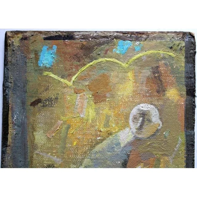 Victor Karnauh, Wandering Soul, Oil on Cardboard, 1990s For Sale - Image 5 of 6